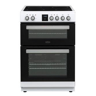 Belling FSE608DPC 60cm Double Oven Electric Cooker in White