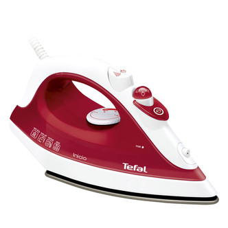 Tefal FV1251G0 Inicio Steam Iron in Red/White