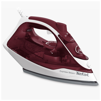 Tefal FV2869G0 Express Steam Steam Iron in White & Ruby Red - 2600W