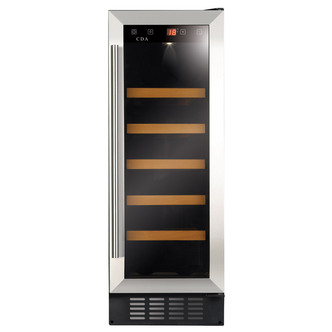 CDA FWC304SS 30cm Freestanding Wine Cooler in St/Steel 20 Bottle