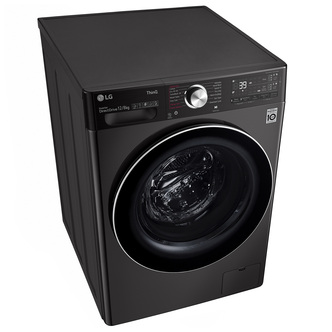 LG FWV1128BTSA Washer Dryer in Black Steel 1400rpm 12kg 8kg E Rated