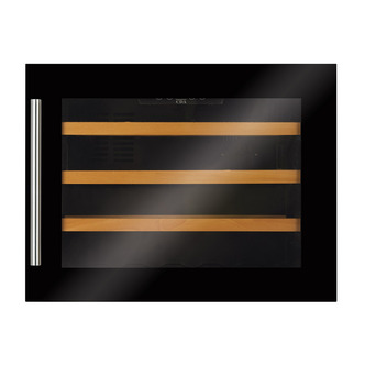 CDA FWV452BL 60cm Integrated Wine Cooler in Black 24 Bottle