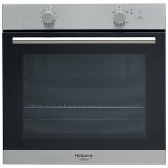 Hotpoint GA2124IX 60cm Built-In Gas Oven in St/Steel 75 Litre A+ Rated