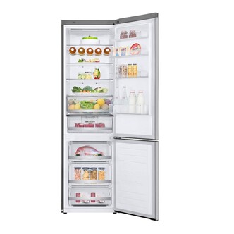 LG GBB92STAXP 60cm Frost Free Fridge Freezer in Real St Steel 2 03m D