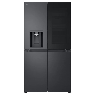 LG GMK960EV2E InstaView American Fridge Freezer in Essence Black Stee