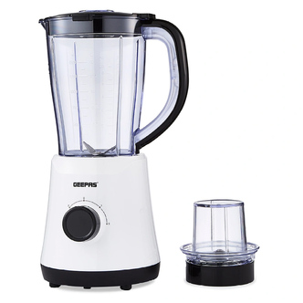 Geepas GSB44035UKBK 2-in-1 1.5L Jug Blender with Spice/Coffee Grinder Mill