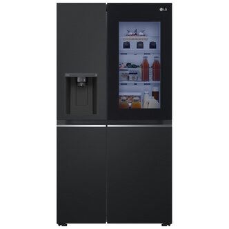 LG GSGV81EPLD American Fridge Freezer in Shiny Steel E Rated