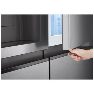LG GSJV51DSXF American Fridge Freezer Dark Graphite NP I W F Rated