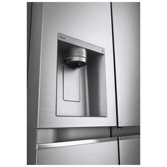 LG GSJV90PZAE American Fridge Freezer Shiny Steel PL I W E Rated