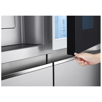 LG GSXV90BSAE American InstaView Fridge Freezer Steel PL I W E Rated