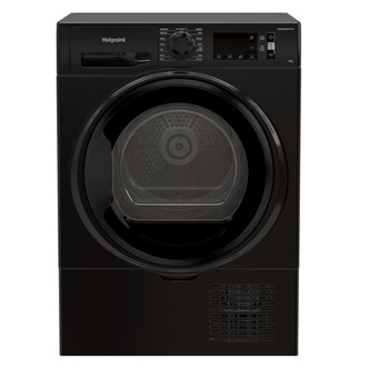 Hotpoint H3D81BUK 8kg Condenser Dryer in Black B Rated Sensor