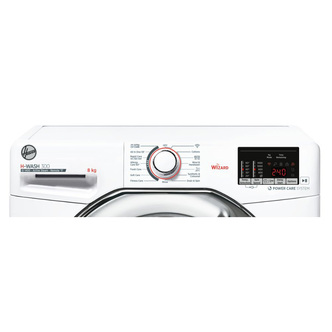 Image of Hoover H3WS485DACE Washing Machine in White 1400rpm 8kg C Rated Wi Fi