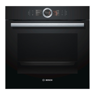Bosch HBG656RB6B Serie-8 H/C Single Multifunction Oven in Black A+