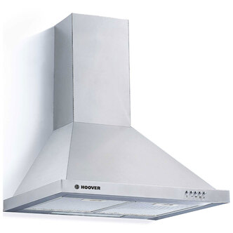 Hoover HCE160X 60cm Chimney Hood in Black 3 Speed Fan C Rated