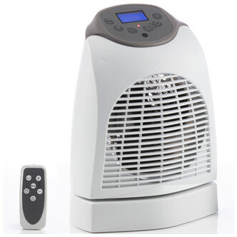 Daewoo HEA1756ALT 2.0kW Fan Heater - 24hr Timer Rem.Cont. LCD Display
