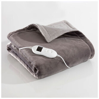 Daewoo HEA1931GE Dreamz Two Tone Heated Over Throw Blanket - 160x120cm