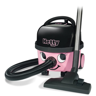 Numatic HET160T HETTY Turbo Cylinder Vacuum in Pink & Black