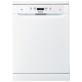 Hotpoint HFC3C26W 60cm Ecotech Dishwasher White 14 Place Setting E Rated