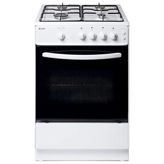 Haden HGS60W 60cm Single Oven Gas Cooker in White 64 Litre