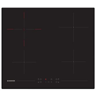 Hoover HH64DB3T 60cm 4 Zone Ceramic Hob in Black Glass Touch Control