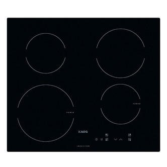 AEG HK604200IB 60cm Built In Induction Hob in Black Glass