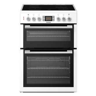 Blomberg HKN64W 60cm Electric Cooker in White Ceramic Hob Double Oven