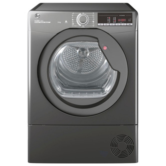 Hoover HLEC8TRGR 8kg Condenser Dryer in Graphite B Rated Sensor