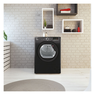 Hoover HLEC9DGB 9kg Condenser Dryer in Black B Rated Sensor NFC B Rate