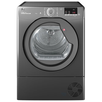 Hoover HLEC9DRGR 9kg Condenser Dryer in Graphite B Rated Sensor Wi-Fi