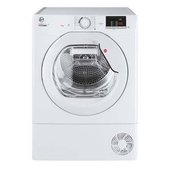Hoover HLEH9A2DE 9kg Heat Pump Condenser Dryer in White A++ Rated Wi-Fi