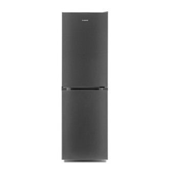 Hoover HMCL5172XIN 55cm Low Frost Fridge Freezer in Silver 1.76m F Rated