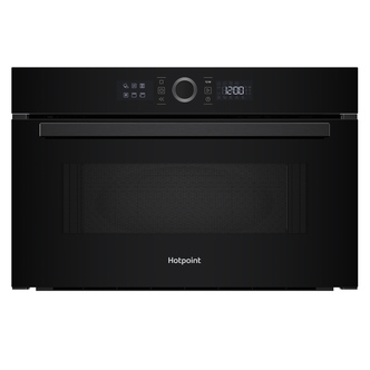 Hotpoint HMD44MBUK Built-In Microwave Oven with Grill in Black 31L 1000W