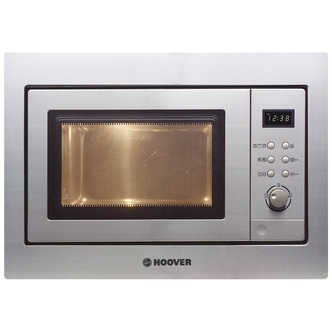Hoover HMG201X Built In Microwave Oven & Grill in St/Steel 20L 800W
