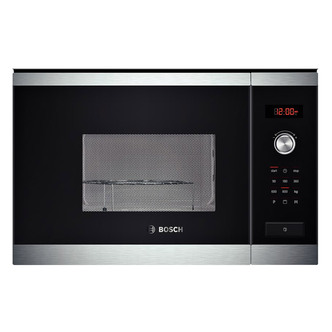 Bosch HMT75G654B Built In Microwave Oven with Grill in Steel/Black 800W