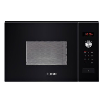 Bosch HMT75M664B Built-in Compact Microwave Oven in Black 800W