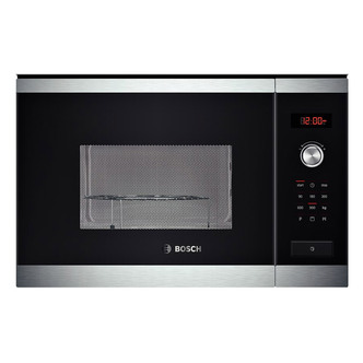 Bosch HMT84G654B Built-in Microwave Oven with Grill in Steel/Black 900W