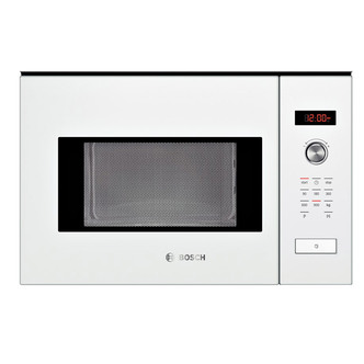 Bosch HMT84M624B Built-in Microwave Oven in White 900W 25 Litre