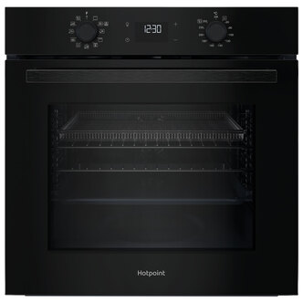 Hotpoint HO458HFB Built-In Electric Single Oven in Black 71L
