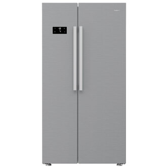 Hotpoint HPG26592XP4 American Fridge Freezer in Silver Frost Free
