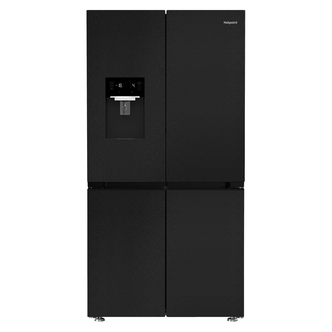 Hotpoint HPGF6564XK4 American Fridge Freezer in Black Inox with Ice & Water