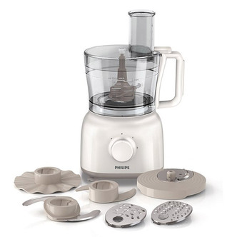 Philips HR7627 Daily Collection Food Processor in White & Beige 650W
