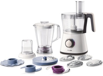 Philips HR7761-01 VIVA Collection Food Processor in White 750W