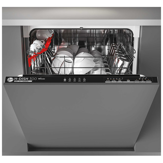 Hoover HRIN2L360PB 60cm Fully Integrated Dishwasher 13 Place E Rated