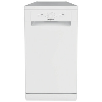 Hotpoint HSFE1B19 45cm Slimline Dishwasher White 10 Place Setting F Rated