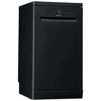 Hotpoint HSFE1B19B 45cm Slimline Dishwasher Black 10 Place Setting F Rated