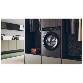 Haier HW100 B14939 Washing Machine in Graphite 1400rpm 10kg A Rated