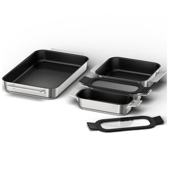 Siemens HZ9FF040 Flex Pan for Induction Hobs 4 Pieces