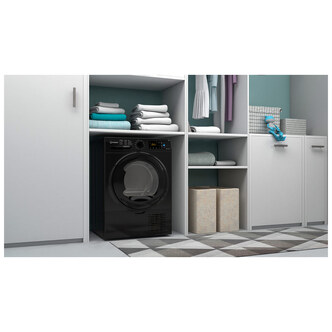 Indesit I3D81BUK 8kg Condenser Dryer in Black B Rated