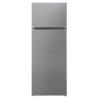 Indesit I55TM4110X 55cm Top Mount Fridge Freezer in Silver 1.44m A+ Rated