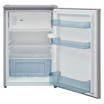 Indesit I55VM1110S 55cm Undercounter Fridge Silver F Rated Icebox 104L